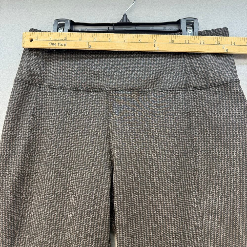 Athleta Delancey Houndstooth Tight Women's M Brown Black Business Casual EUC - Picture 11 of 15
